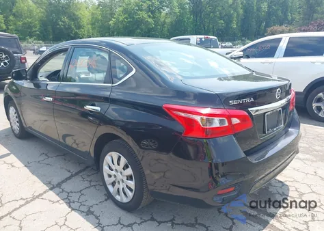 2018 Nissan Sentra S/Sv/Sr/Sl z USA, uszkodzony, nr VIN 3N1AB7AP6JY201690